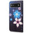 Magnetic Closed PU Leather Phone Protector Cross Texture Folding Phone Case with Stand Wallet for Google Pixel 6a - Flower - 3