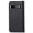 For Google Pixel 6 Pro Mobile Phone Shell Bag Anti-scratch Phone Case Anti-fall Shockproof Silk Texture Leather Wallet Cover with Strap - Black - 3