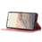 For Google Pixel 6 Auto-absorbed Bi-color Splicing Stylish Anti-scratch Leather Wallet Phone Case with Stand - Rose Gold/Rose - 5