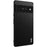 IMAK LX-5 Series PU Leather Coated Hard PC + Soft TPU Frame Hybrid Protective Case with Screen Protector for Google Pixel 6 Pro - Carbon Fiber Texture - 3