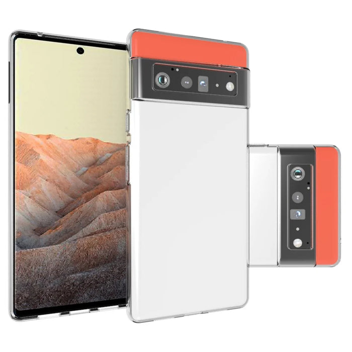 10Pcs/Pack Scratch-resistant TPU Smartphone Protection Case Inner Watermark-Free Phone Shell for Google Pixel 6 Pro - 7
