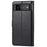 R61 Texture Felled Seam Shockproof Leather Case Wallet Stand Flip Phone Cover with Strap for Google Pixel 6 - Black - 3