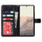R61 Texture Felled Seam Shockproof Leather Case Wallet Stand Flip Phone Cover with Strap for Google Pixel 6 - Black - 6