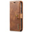 DG.MING Anti-scratch Mobile Phone Bag Split Leather Wallet Full Protection Cover Shell Detachable 2-in-1 TPU Inner Phone Case for Google Pixel 5a 5G - Brown - 2