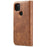 DG.MING Anti-scratch Mobile Phone Bag Split Leather Wallet Full Protection Cover Shell Detachable 2-in-1 TPU Inner Phone Case for Google Pixel 5a 5G - Brown - 3