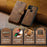 DG.MING Anti-scratch Mobile Phone Bag Split Leather Wallet Full Protection Cover Shell Detachable 2-in-1 TPU Inner Phone Case for Google Pixel 5a 5G - Brown - 7