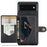 JEEHOOD Kickstand Function Detachable 2-in-1 Phone Case Drop-proof Wallet Magnetic Design Leather Coated TPU Cover for Google Pixel 6 - Black - 1