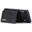 DG.MING M1 Series Phone Case PU + TPU + PC Back Cover with Magnetic Tri-Fold Wallet Kickstand for Google Pixel 6 Pro - Black - 6