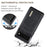 DG.MING M1 Series Phone Case PU + TPU + PC Back Cover with Magnetic Tri-Fold Wallet Kickstand for Google Pixel 6 - Black - 5