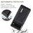 DG.MING M2 Series Multi Card Slots Anti-fall Magnetic Wallet Design Hybrid Case with Kickstand for Google Pixel 6 - Black - 5