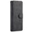 DG.MING Stand Wallet Design Retro Style PU Leather + TPU Phone Case Cover for Google Pixel 6 Pro - Black - 2