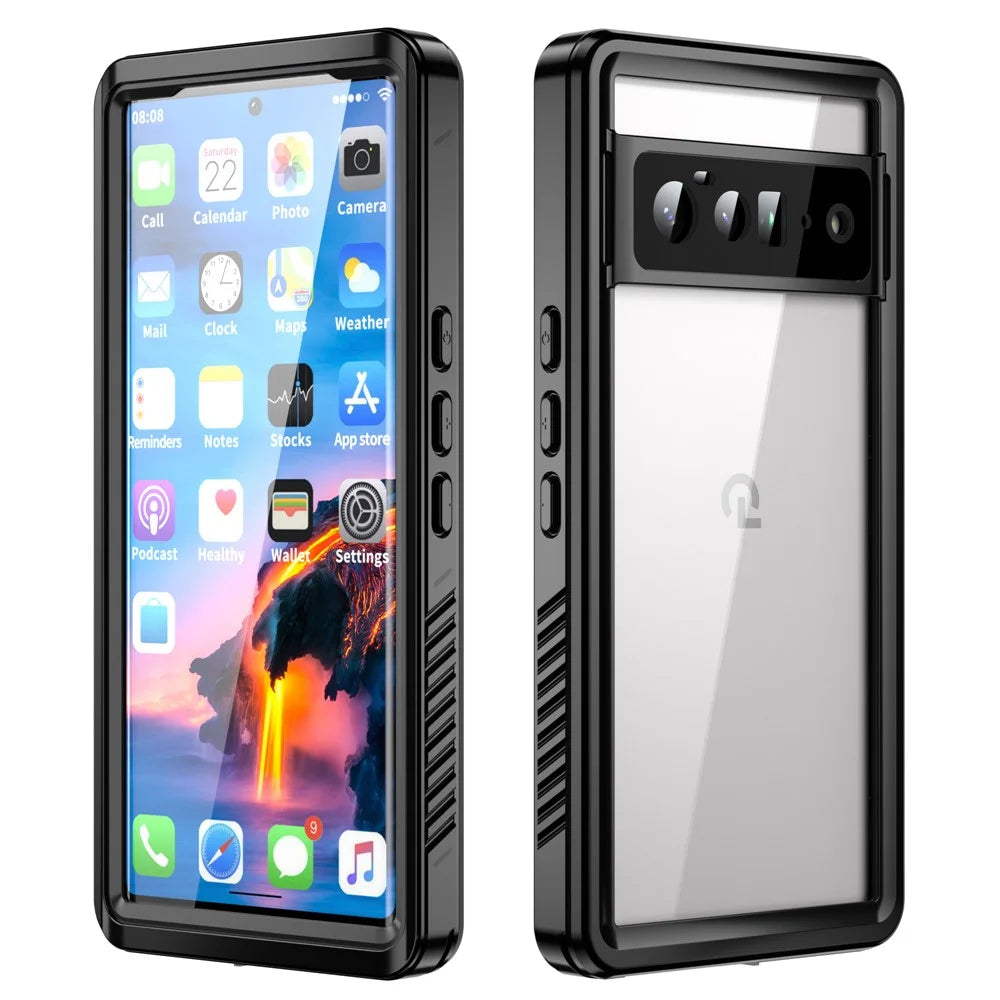 FS Series IP68 Waterproof Case for Google Pixel 6 Pro Shockproof Dust-proof Phone Cover with Screen Protector Full Body Protective Case - 1