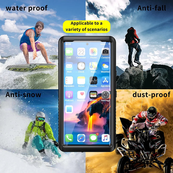 FS Series IP68 Waterproof Case for Google Pixel 6 Pro Shockproof Dust-proof Phone Cover with Screen Protector Full Body Protective Case - 4