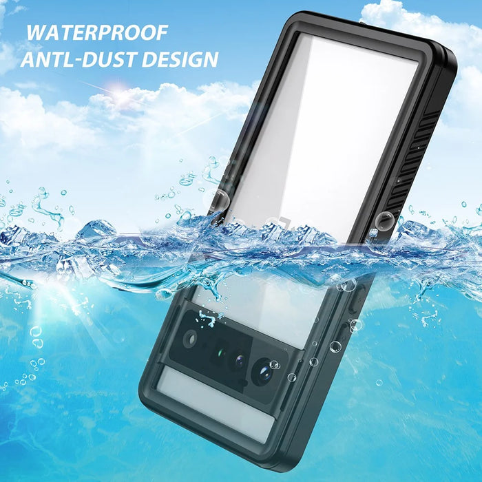 FS Series IP68 Waterproof Case for Google Pixel 6 Pro Shockproof Dust-proof Phone Cover with Screen Protector Full Body Protective Case - 5