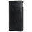Genuine Leather Phone Case for Google Pixel 6a, Wallet Stand Crazy Horse Texture Shell - Black - 2