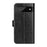For Google Pixel 7 5G Wallet PU Leather Phone Case Crazy Horse Texture Stand Cover - Black - 3
