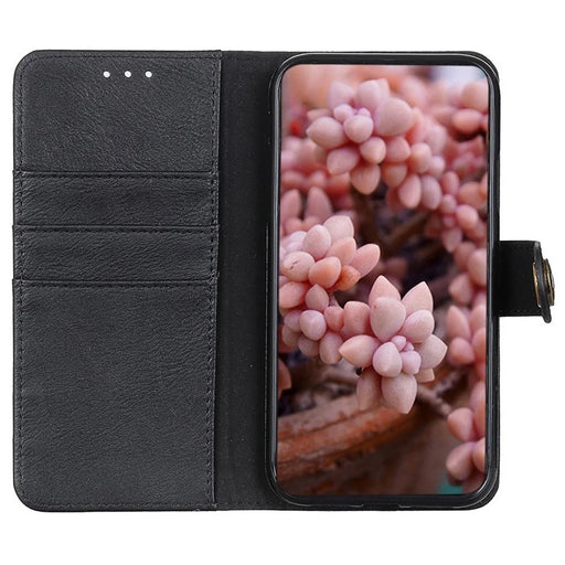KHAZNEH For Google Pixel 7 5G PU Leather Cell Phone Case Wallet Flip Phone Cover with Stand - Black - 2