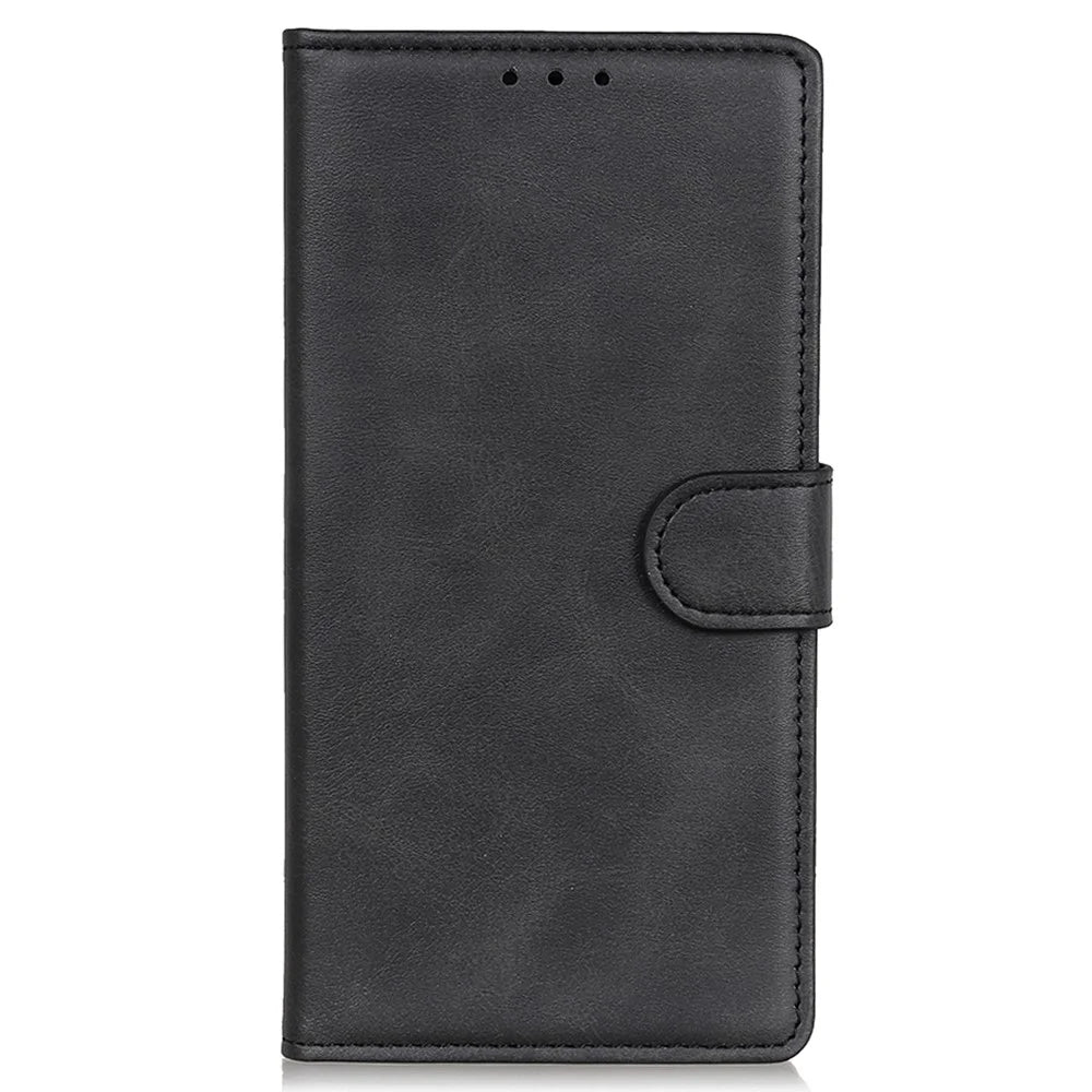 For Google Pixel 7 Pro 5G Foldable Drop-proof Stand Function Leather Wallet Case Magnetic Closing Phone Shell - Black - 7