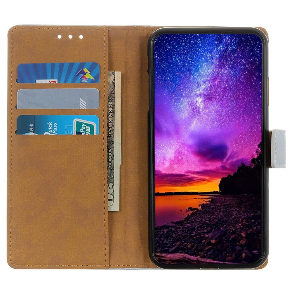 For Google Pixel 7 5G PU Leather Phone Cover Stand Wallet Inner TPU Flip Case - Black - 2