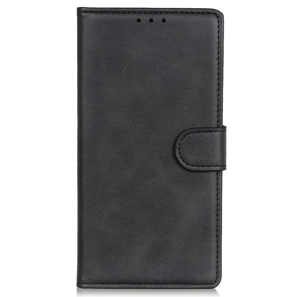 For Google Pixel 7 5G Foldable Stand Textured PU Leather Wallet Case Magnetic Clasp Phone Cover - Black - 7