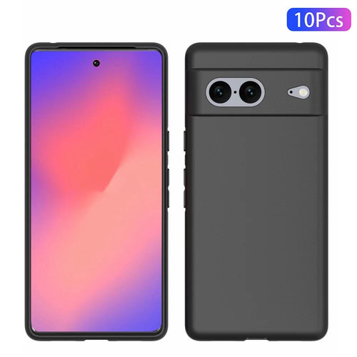 10Pcs / Pack Soft TPU Slim Phone Cover for Google Pixel 7 5G Fingerprint-Free Double-Sided Matte Cell Phone Case - 1