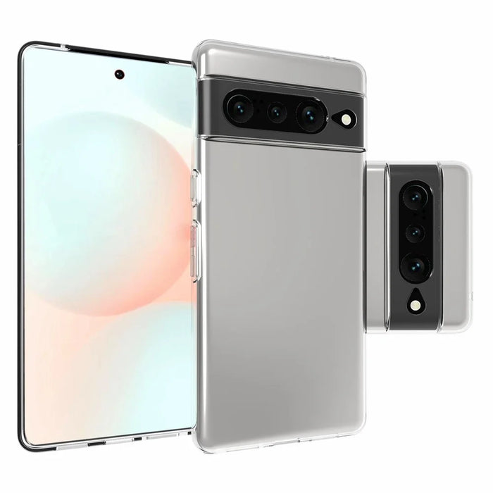 10Pcs / Pack Mobile Phone Covering for Google Pixel 7 Pro 5G, Clear TPU Phone Case Inner Watermark-Free Phone Shell - 2