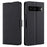 Ultra-Thin PU Leather Case for Google Pixel 7 5G Drop-Proof Stand Phone Cover Side Magnetic Closure Case with Card Slot - Black - 1