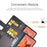 Split Leather Genuine Leather Case for Google Pixel 6, Wallet Stand Folio Flip Protective Cover - Black - 5