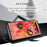 Split Leather Genuine Leather Case for Google Pixel 6, Wallet Stand Folio Flip Protective Cover - Black - 6