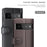 For Google Pixel 6 Pro Split Leather Genuine Leather Phone Case Stand Wallet Magnetic Clasp Cover - Black - 4