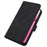 For Google Pixel 7 5G Leather Case with Shoulder Strap Wallet Stand Phone Cover - Black - 7