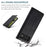 AUTSPACE A01 Series for Google Pixel 6 PU Leather Case RFID Blocking Wallet Stand Flip Cover - Black - 6