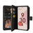 For Google Pixel 7 Pro 5G Zipper Wallet Case with 15 Card Slots and Strap Leather Phone Cover - Black - 7