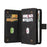 For Google Pixel 7 5G Zipper Wallet Case with 15 Card Slots and Strap Leather Phone Cover - Black - 6