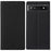 VILI DMX Series for Google Pixel 6a PU Leather Phone Case Hands-free Stand Protective Cover with Card Holder - Black - 1