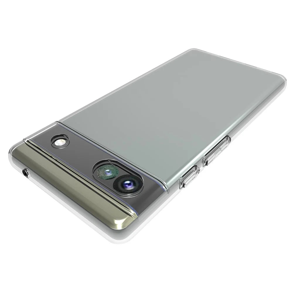For Google Pixel 6a 10Pcs/Pack Inner Watermark-Free Wear-Resistant Clear TPU Phone Case Soft Back Shell Cover - 3