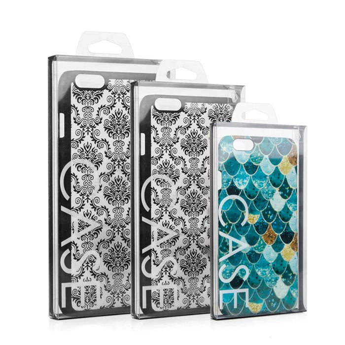100Pcs/Lot KJ-699 Clear PVC Retail Package Box for iPhone 7 6s 6 Cases, Size: 148 x 80 x 13mm - 3