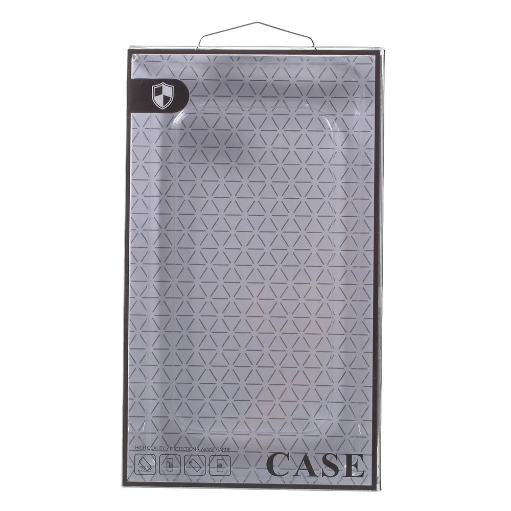 20Pcs / Lot Paper + Plastic Retail Packaging Box for iPhone 8  / 7 Cases - Triangle Pattern Paper / Black Edge - 2