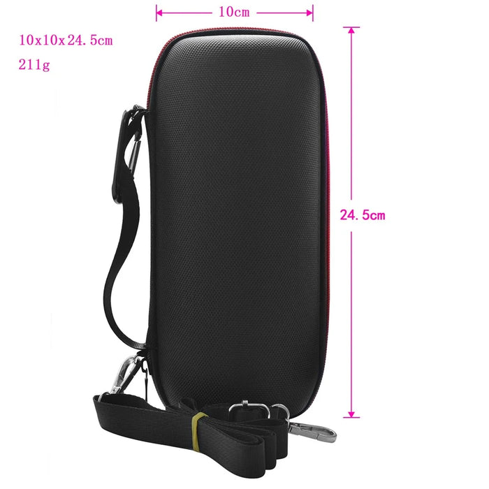 Portable Wear-resistant Nylon Protection Hard Bag for JBL Pulse 3 / Charge 3 - Black - 3