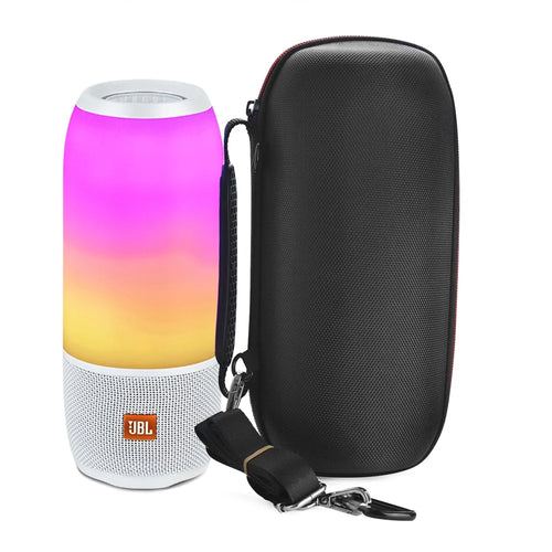 Portable Shockproof Nylon Speaker Protection Hard Case Bag for JBL Pulse 3 / Charge 3 - Black - 1