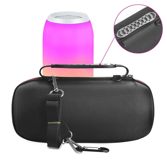 Portable Shockproof Nylon Speaker Protection Hard Case Bag for JBL Pulse 3 / Charge 3 - Black - 2