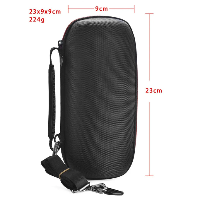 Portable Shockproof Nylon Speaker Protection Hard Case Bag for JBL Pulse 3 / Charge 3 - Black - 5