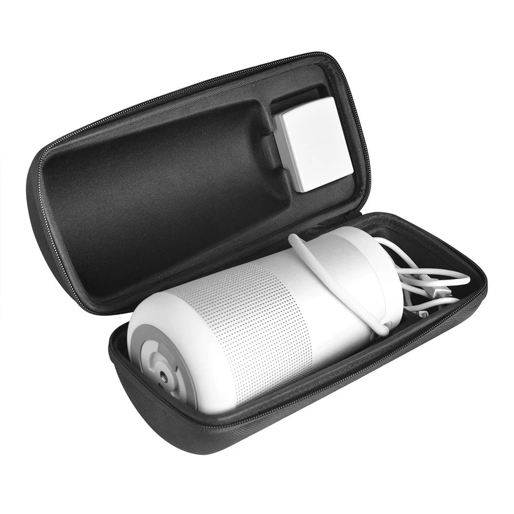 Nylon Carbon Fiber Shock-resistant Portable Storage Bag for BOSE Soundlink Revolve+ - Black - 2