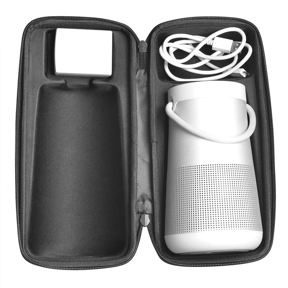 Nylon Carbon Fiber Shock-resistant Portable Storage Bag for BOSE Soundlink Revolve+ - Black - 3