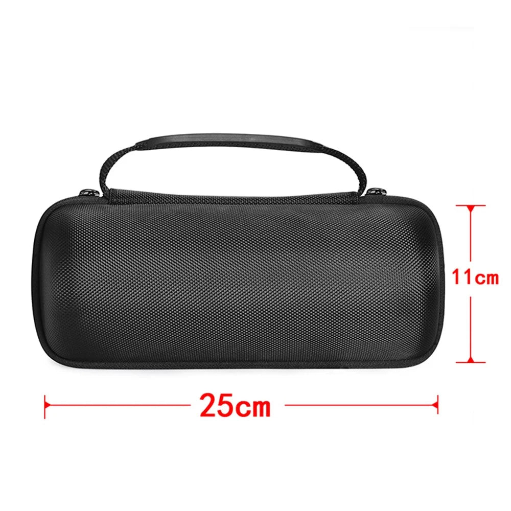 Nylon Carbon Fiber Shock-resistant Portable Storage Bag for BOSE Soundlink Revolve+ - Black - 4