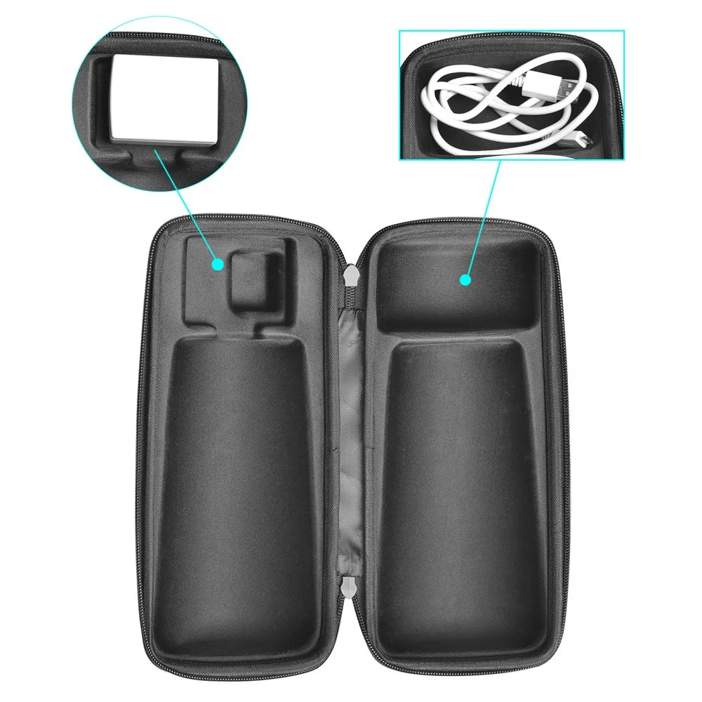 Nylon Carbon Fiber Shock-resistant Portable Storage Bag for BOSE Soundlink Revolve+ - Black - 5