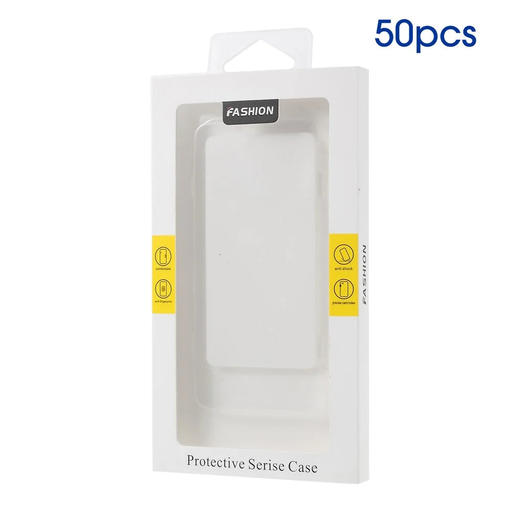 50Pcs/Lot Protective Series Packaging Boxes for Tempered Glass Screen Protector, Inner Size: 17.2x9x1cm - 1