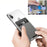 BASEUS Phone Back Stick Silicone Card Bag Portable Card Holder for Mobile Phones - Dark Grey - 1