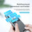 BASEUS Phone Back Stick Silicone Card Bag Portable Card Holder for Mobile Phones - Dark Grey - 2