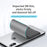 BASEUS Phone Back Stick Silicone Card Bag Portable Card Holder for Mobile Phones - Dark Grey - 3